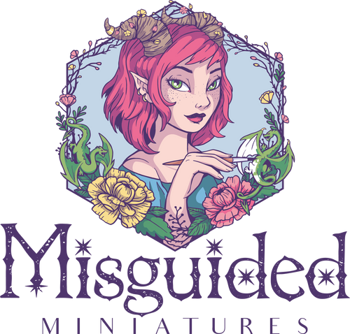 Misguided Miniatures Logo.